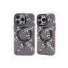 Newface Apple iPhone 13 Pro Kılıf Apollo Magneticsafe Desenli Kapak - Apollo Siyah - 3