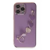 Newface Apple iPhone 13 Pro Kılıf Esila Silikon - Mor
