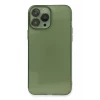 Newface Apple iPhone 13 Pro Kılıf Fly Lens Silikon - Yeşil