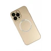 Newface Apple iPhone 13 Pro Kılıf Jack Magneticsafe Lens Silikon - Gold