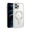 Newface Apple iPhone 13 Pro Kılıf Kross Magneticsafe Kapak - Gümüş