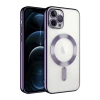 Newface Apple iPhone 13 Pro Kılıf Kross Magneticsafe Kapak - Mor