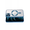 Newface Apple iPhone 13 Pro Kılıf Kross Magneticsafe Kapak - Sierra Blue