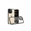 Newface Apple iPhone 13 Pro Kılıf Miami Şeffaf Silikon - Siyah