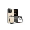 Newface Apple iPhone 13 Pro Kılıf Miami Şeffaf Silikon - Siyah
