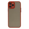 Newface Apple iPhone 13 Pro Kılıf Montreal Silikon Kapak - Kırmızı