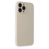 Newface Apple iPhone 13 Pro Kılıf Nano içi Kadife Silikon - Bej