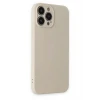 Newface Apple iPhone 13 Pro Kılıf Nano içi Kadife Silikon - Bej