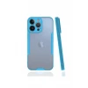Newface Apple iPhone 13 Pro Kılıf Platin Silikon - Mavi