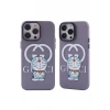 Newface Apple iPhone 13 Pro Kılıf Prada Desenli Kapak - Prada Mor - 3