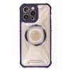 Newface Apple iPhone 13 Pro Kılıf Prag Magneticsafe Kapak - Derin Mor