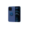 Newface Apple iPhone 13 Pro Kılıf Range Yüzüklü Silikon - Mavi