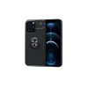 Newface Apple iPhone 13 Pro Kılıf Range Yüzüklü Silikon - Siyah