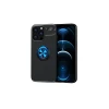 Newface Apple iPhone 13 Pro Kılıf Range Yüzüklü Silikon - Siyah-Mavi