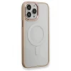 Newface Apple iPhone 13 Pro Kılıf Room Magneticsafe Silikon - Pudra
