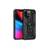 Newface Apple iPhone 13 Pro Kılıf Sofya Yüzüklü Silikon Kapak - Siyah