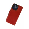 Newface Apple iPhone 13 Pro Kılıf Trend S Plus Kapaklı Kılıf - Kırmızı