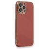 Newface Apple iPhone 13 Pro Kılıf Volet Silikon - Kırmızı