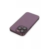 Newface Apple iPhone 13 Pro Max Kılıf Armada Lensli Kapak - Derin Mor