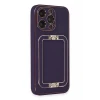 Newface Apple iPhone 13 Pro Max Kılıf Coco Elit Kapak - Derin Mor