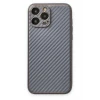 Newface Apple iPhone 13 Pro Max Kılıf Coco Karbon Silikon - Gri