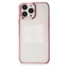 Newface Apple iPhone 13 Pro Max Kılıf Element Silikon - Pembe