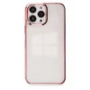 Newface Apple iPhone 13 Pro Max Kılıf Element Silikon - Pembe
