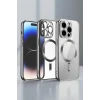 Newface Apple iPhone 13 Pro Max Kılıf Kross Magneticsafe Kapak - Gold