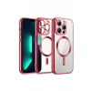 Newface Apple iPhone 13 Pro Max Kılıf Kross Magneticsafe Kapak - Kırmızı