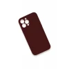 Newface Apple iPhone 13 Pro Max Kılıf Lansman Legant Silikon - Bordo