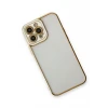 Newface Apple iPhone 13 Pro Max Kılıf Liva Lens Silikon - Beyaz