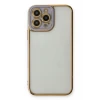 Newface Apple iPhone 13 Pro Max Kılıf Liva Lens Silikon - Lila