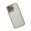 Newface Apple iPhone 13 Pro Max Kılıf Liva Lens Silikon - Lila