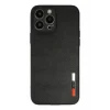 Newface Apple iPhone 13 Pro Max Kılıf Loop Deri Silikon - Siyah