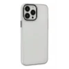 Newface Apple iPhone 13 Pro Max Kılıf Modos Metal Kapak - Şeffaf