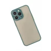 Newface Apple iPhone 13 Pro Max Kılıf Montreal Silikon Kapak - Yeşil