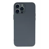 Newface Apple iPhone 13 Pro Max Kılıf Nano içi Kadife Silikon - Gri