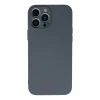 Newface Apple iPhone 13 Pro Max Kılıf Nano içi Kadife Silikon - Gri