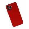 Newface Apple iPhone 13 Pro Max Kılıf Nano içi Kadife Silikon - Kırmızı