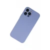 Newface Apple iPhone 13 Pro Max Kılıf Nano içi Kadife Silikon - Lila