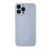 Newface Apple iPhone 13 Pro Max Kılıf Nano içi Kadife Silikon - Sky Blue