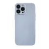 Newface Apple iPhone 13 Pro Max Kılıf Nano içi Kadife Silikon - Sky Blue
