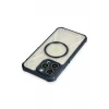 Newface Apple iPhone 13 Pro Max Kılıf Prag Magneticsafe Kapak - Lacivert