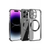 Newface Apple iPhone 13 Pro Max Kılıf Slot Silikon - Siyah
