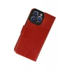 Newface Apple iPhone 13 Pro Max Kılıf Trend S Plus Kapaklı Kılıf - Kırmızı