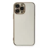 Newface Apple iPhone 13 Pro Max Kılıf Volet Silikon - Beyaz