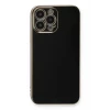 Newface Apple iPhone 13 Pro Max Kılıf Volet Silikon - Siyah