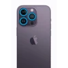 Newface Apple iPhone 13 Pro Max Neon Fosforlu Kamera Lens - Mavi
