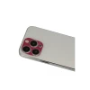 Newface Apple iPhone 13 Pro Max Rainbow Kamera Lens Koruma Cam - Koyu Kırmızı