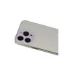 Newface Apple iPhone 13 Pro Max Rainbow Kamera Lens Koruma Cam - Mor